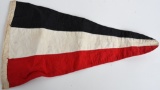 WWII NAZI GERMAN CAR PENNANT DIVISIONAL COMMANDER