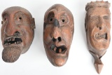3 IMPERIAL GERMAN CARVED WOOD SCONCE FROM 1800's