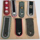 WWII NAZI GERMAN SHOULDER BOARD LOT WW2