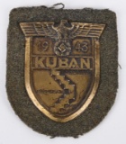 WWII NAZI GERMAN HEER KUBAN CAMPAIGN SHIELD MINT