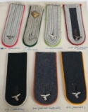 WWII NAZI GERMAN INSIGNIA LOT W/ SHOULDER BOARDS