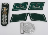 WWII NAZI GERMAN FORESTRY BUCKLE CUSTOMS LOT WW2