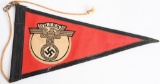 WWII NAZI GERMAN NSKK VEHICLE PENNANT WW2