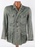 WWII NAZI GERMAN HBT WEHRMACHT SERVICE TUNIC WW2