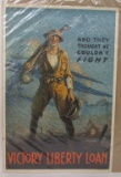 WW1 VICTORY LIBERTY LOAN POSTER WWI