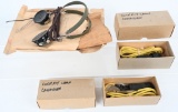 WWII BRITISH SPITFIRE COCKPIT LAMPS + HEADSET WW2