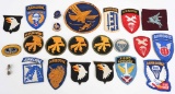 WWII US AIRBORNE SHOULDER SLEEVE PATCH LOT WW2