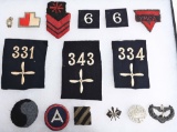 WWI US PATCH LOT AIR SERVICE INSIGNIA INFANTRY WW1
