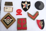 WWI US ARMY SHOULDER SLEEVE INSIGNIA PATCH LOT WW1