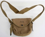 WWII US ARMY 1942 DATED MINT THOMPSOM DRUM POUCH