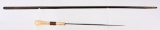 VINTAGE BONE HANDLE SWORD CANE
