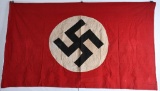 WWII NAZI GERMAN NSDAP WALL FLAG WW2