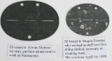 WWI IMPERIAL GERMAN DOG TAG LOT OF 2 WW1
