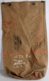 WWII USMC MARINE CORPS PAINTED TANK DUFFLE BAG WW2