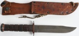 WWII US NAVY PAL RH 37 KNIFE WITH RED SPACER USN