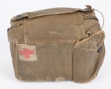 WWII ISSUED AIRPLANE FIRST AID KIT W/ CONTENTS WW2