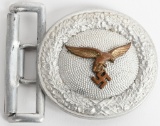 WWII NAZI GERMAN OFFICERS BELT BUCKLE oLc WW2