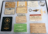 WWII NAMED AVIATION AAC MEXICIAN CUBAN PILOT WINGS