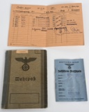 WWII NAZI GERMAN PARATROOPER EPHEMERA LOT WW2
