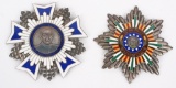 2 CHINESE WARLORD BREAST BADGES