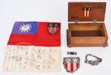 WWII CBI CREWMAN GROUP W BLOODCHIT WINGS PATCH