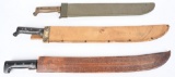 WWII US MILITARY MACHETE LOT COLLINS TRUETEMPER