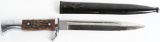 WWII NAZI GERMAN STAG HANDLED POLICE DRESS BAYONET