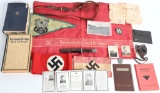 WWII NAZI GERMAN LOT OF INSIGNIA HJ SA MEIN KAMPF