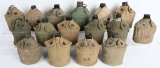 WWI WWII KOREAN WAR VIETNAM CANTEEN LOT OF 16 WW2