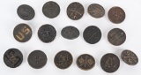 WWI US ARMY COLLAR DISK LOT OF 16 INFANTRY WW1