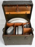 US MILITARY OFFICERS FIELD MESS KIT 1956 DATED