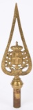 WWII ITALIAN FASCIST BRASS FLAG POLE TOP WW2