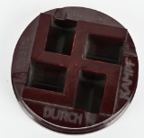 WWII NAZI GERMAN DURCH KAMPF ZUM SIEG ASHTRAY WW2