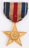 WWII US ARMY NAMED SILVER STAR 32ND DIVISION HQ