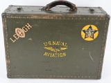 WWII US NAVY AVIATOR GARMENT SUITCASE WW2