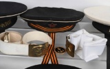 10 USSR SOVIET RUSSIAN NAVY CAPS BESKOZYRKA HATS