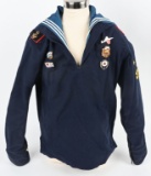 USSR COLD WAR SUMBARINER JUMPER W. BADGES