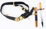 COLD WAR RUSSIAN NAVY OFFICER DAGGER + BELT