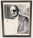 AUTOGRAPHED PORTRAIT MOSHE DAYAN
