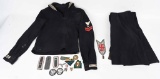 MIXED LOT WWII NAZI AND WWII US NAVY ARTIFACTS