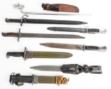 WWI WWII VIETNAM BAYONET LOT GERMAN US FRENCH WW2
