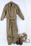 WWII JAPANESE PARATROOPER HELMET & JUMPSUIT WW2