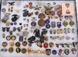 WW1 WWII KOREAN WAR VIETNAM INSIGNIA LOT EGA DI