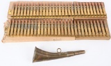 WWII JAPANESE TYPE 92 AMMUNITION CLIPS + BUGLE