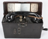 WWII NAZI GERMAN WEHRMACHT F33 FIELD TELEPHONE WW2