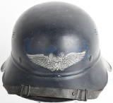 WWII LUFTSCHUTZ BEADED M38 GLADIATOR HELMET WW2