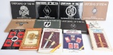 WWII NAZI GERMAN REFERENCE BOOK LOT HELMET GORGET