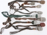 9 WWII NAZI GERMAN DAGGER, BAYONET, SWORD KNOTS
