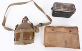 WWII JAPANESE LOT MEDICAL KIT CANTEEN MESS KIT WW2