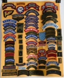 COLLECTION OF WWII THRU CURRENT PATCH LOT OF 81